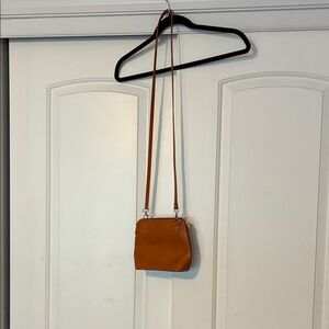 Vera Pelle Brown Crossbody Bag
